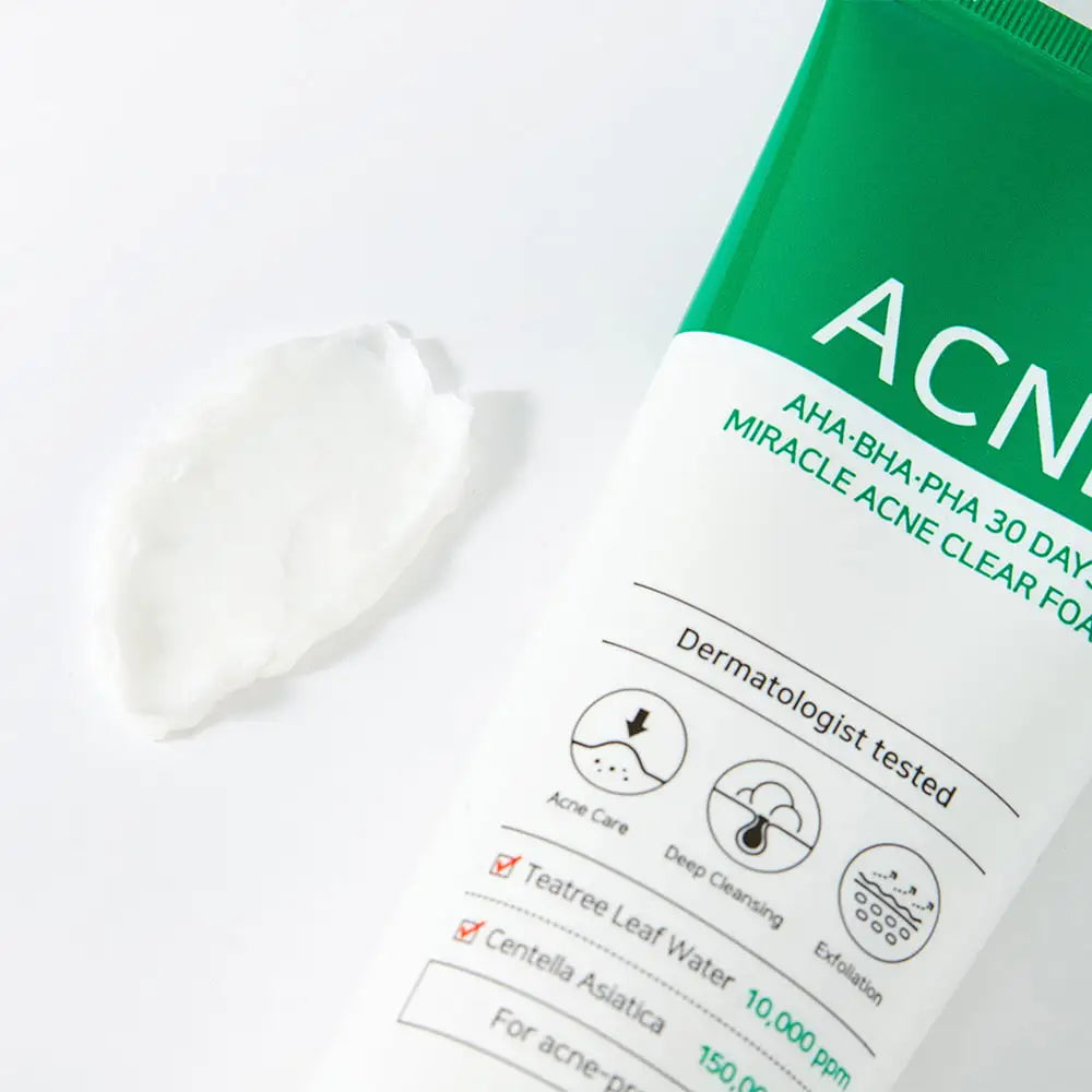 AHA BHA PHA 30DAYS MIRACLE ACNE CLEAR FOAM